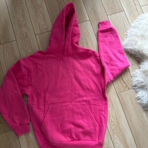 New Comfrt Minimalist Hoodie - Hot Pink - Sz. S